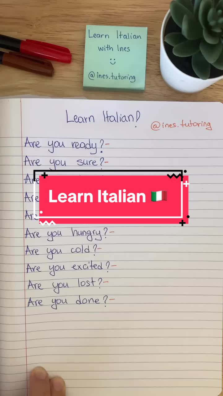 Learn Italian with Ines